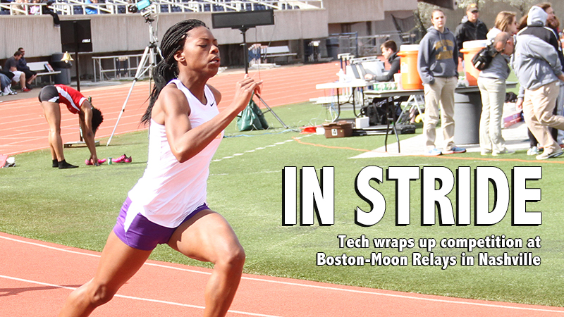 Tech track and field team wrapped up competition at the Boston-Moon Relays