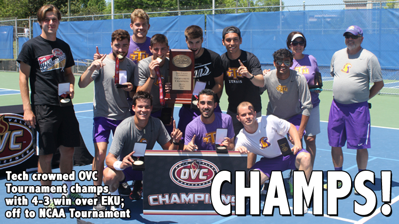 No. 1 Golden Eagles soar to OVC tourney title with 4-3 victory over No. 2 Eastern Kentucky