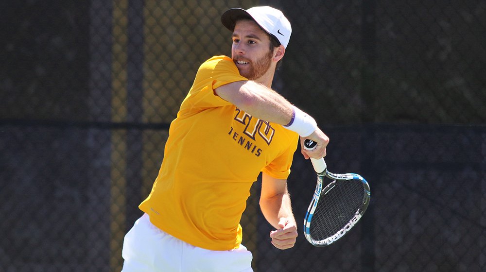 Golden Eagle tennis team rounds out action at Louisville Invitational with two wins
