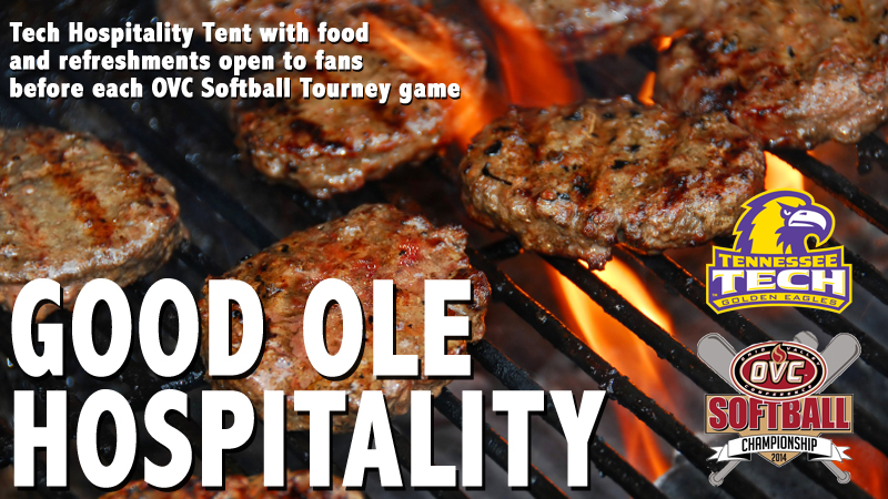 Fans, friends invited to Hospitality Tent during Tech games at OVC Softball Tournament