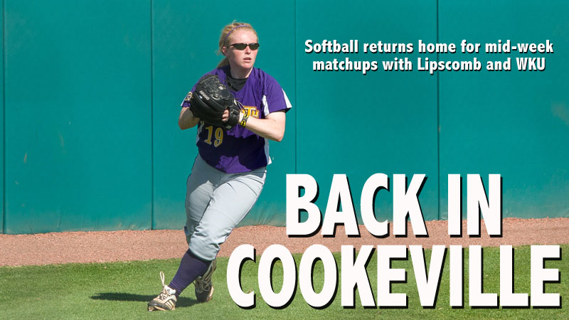 Softball back home for mid-week matchups with Lipscomb and Western Kentucky