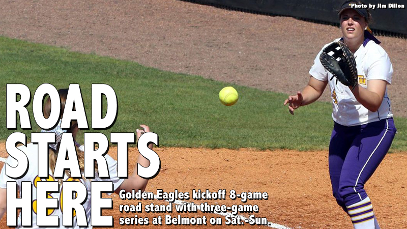 Golden Eagles kickoff 8-game road stand with three-game series at Belmont on Sat.-Sun.