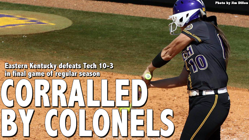 Tech falls to Eastern Kentucky 10-3 in Sunday rubber game