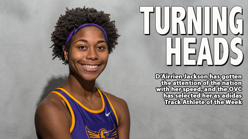D'Airrien Jackson selected OVC Female Co-Track Athlete of the Week