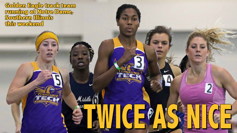Eight Golden Eagles headed to Notre Dame meet this weekend, two to compete at SIU