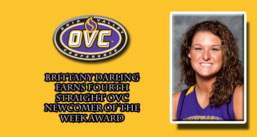 Darling earns her fourth straight OVC Newcomer award