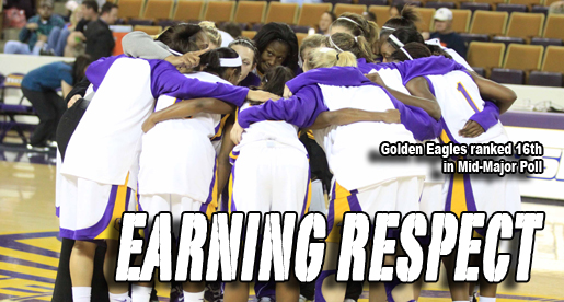 Golden Eagles women’s basketball ranked 16th in Mid-Major Poll