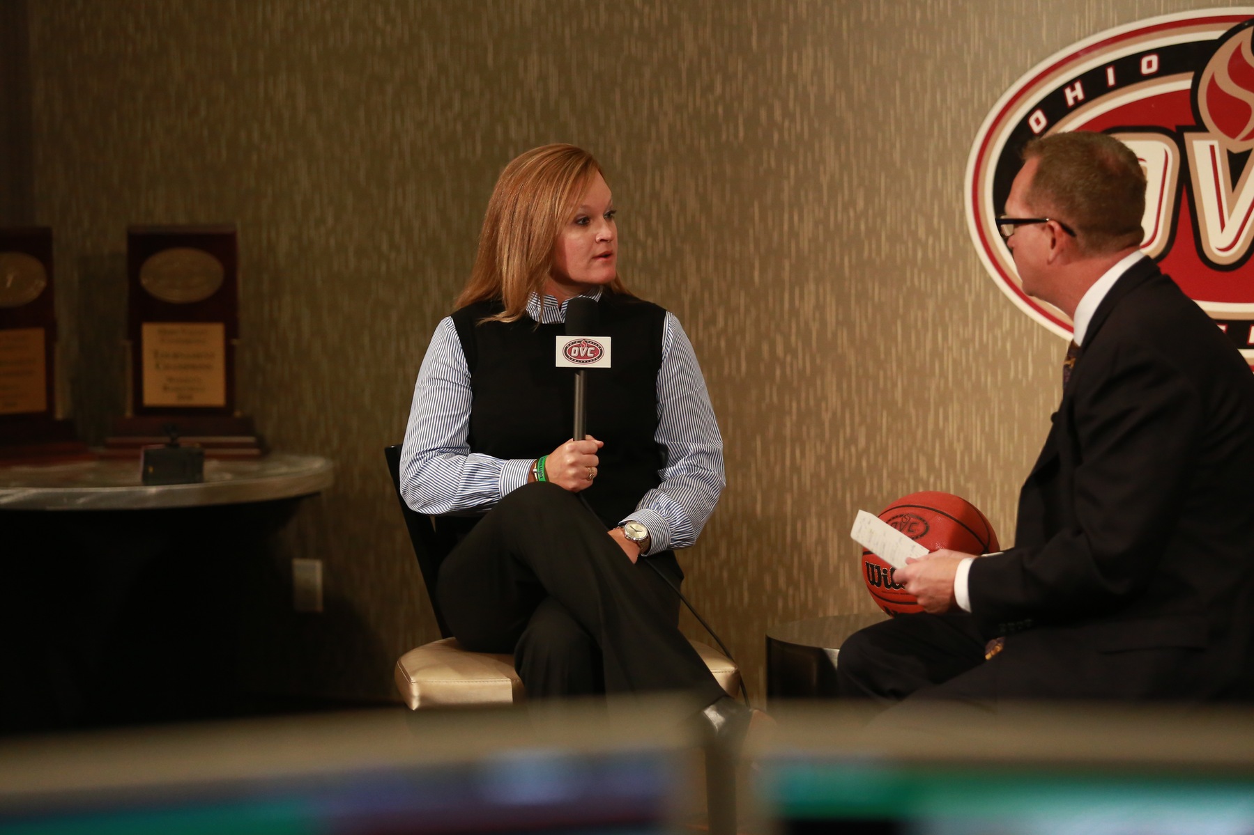 Rosamond appears at OVC Media Day to preview upcoming season