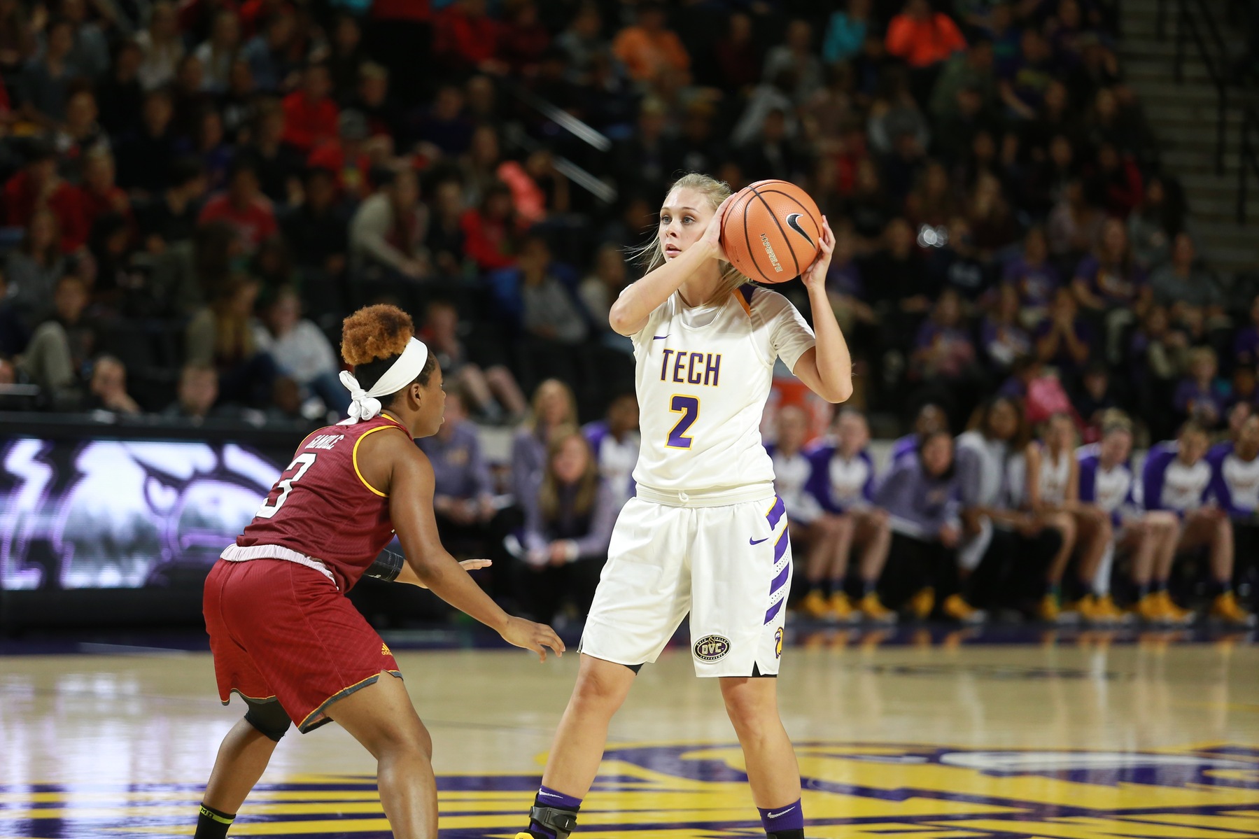 Tech ends lull with improved win over Winthrop