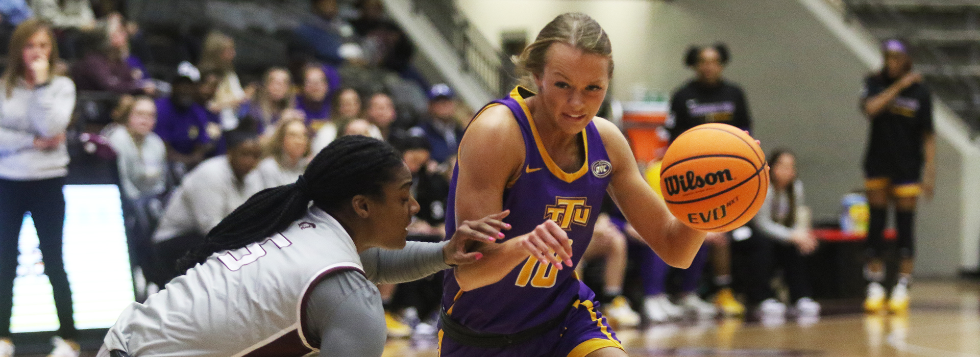 Golden Eagle women fall in overtime to Little Rock, take No. 6 seed in OVC tourney