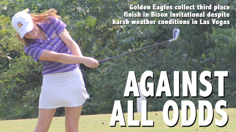 Golden Eagles overcome weather to take third in Bison Invitational