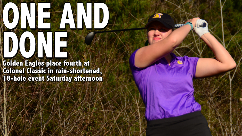 Golden Eagles place fourth at Colonel Classic in rain-shortened, 18-hole event