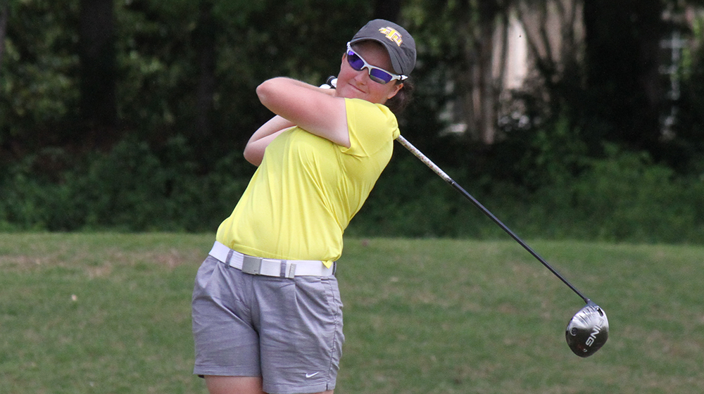Tech women's golf team ranks seventh after first round of OVC Championships