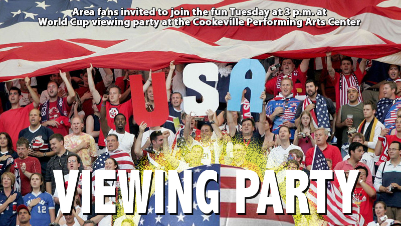 Area soccer fans invited to World Cup viewing party Tuesday at 3 p.m.