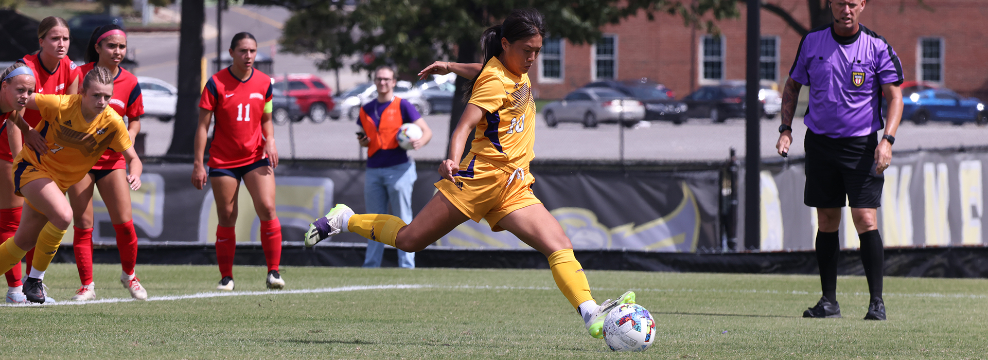 Golden Eagles tie school record for goals scored in 7-0 win over Southern Indiana