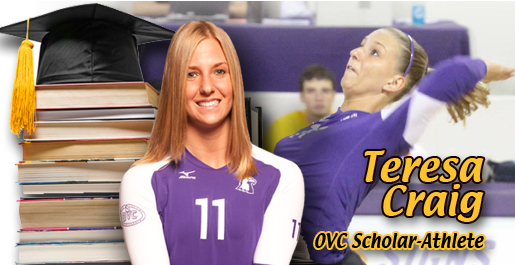 Teresa Craig named as one of six OVC Scholar-Athletes