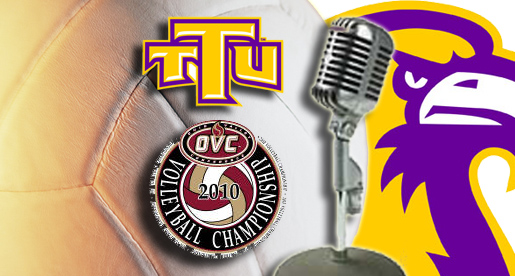 Listen to Golden Eagles in action at OVC volleyball tournament