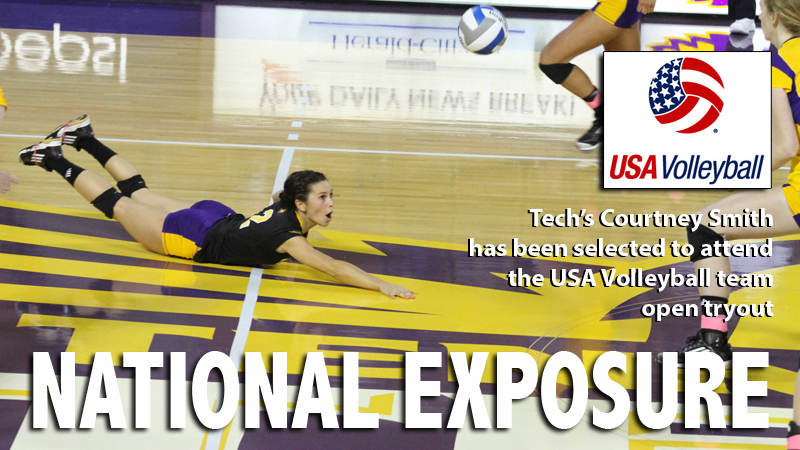 Tech's Smith selected to attend U.S. Women's volleyball open tryout