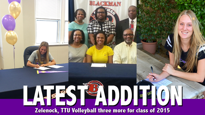 Zelenock, TTU Volleyball adds three more to 2015 signing class