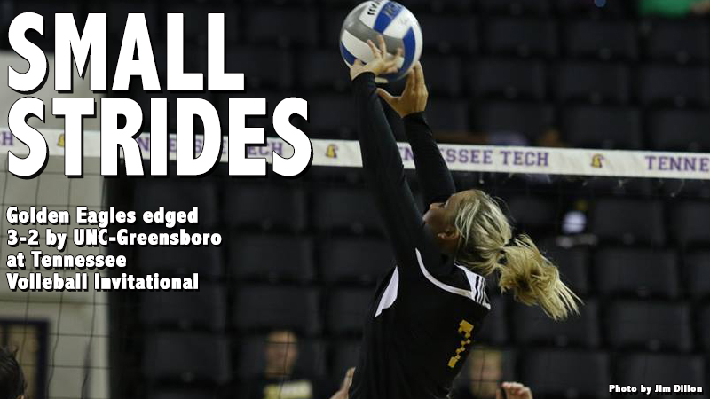 UNC-Greensboro edge Golden Eagles, 3-2, at last day of Tennessee Volleyball Invitational