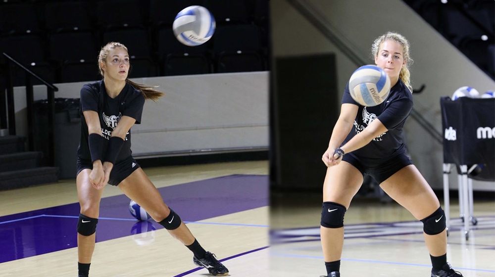 Golden Eagle defensive specialists dig in to prepare for 2016 volleyball season