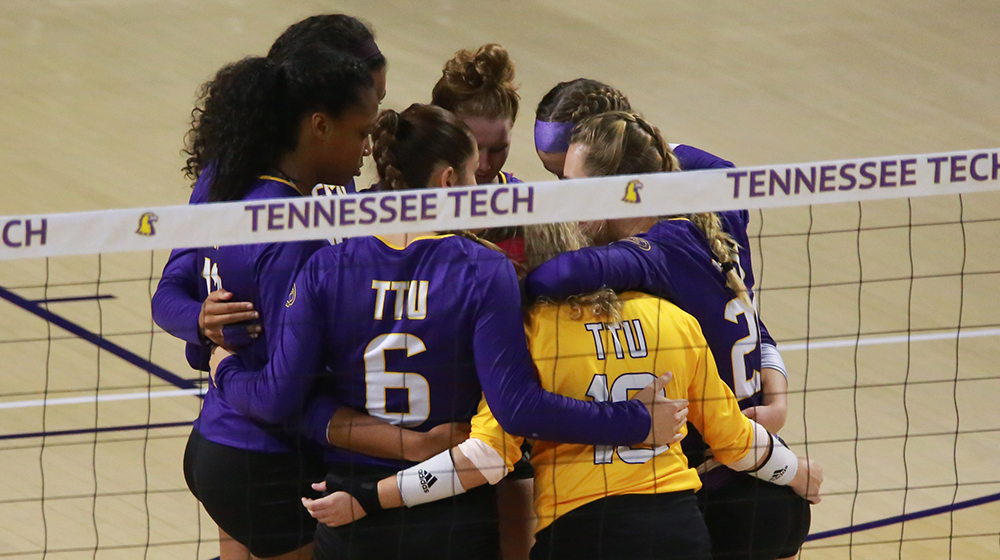 Tech volleyball goes to toe-to-toe with conference leader Austin Peay, falls 3-2