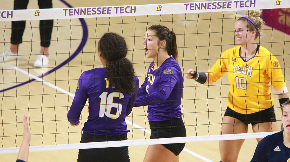 Tech volleyball drops five-set nail biter to Eastern Kentucky in OVC opener