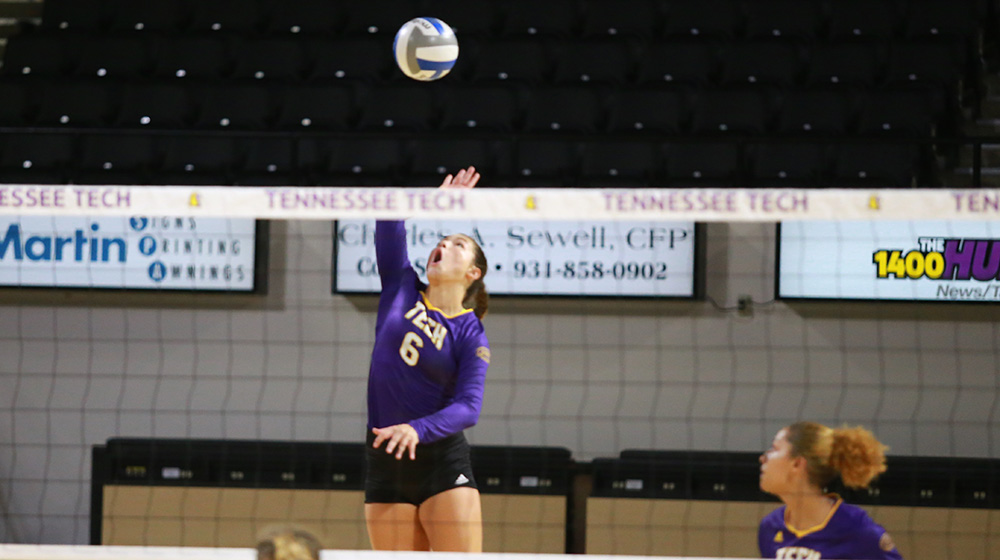TTU volleyball finishes strong on Western Illinois, wins two of three at Leatherneck Invitational