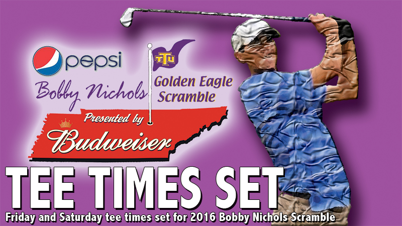 2016 Bobby Nichols Scramble tee times set for Friday and Saturday