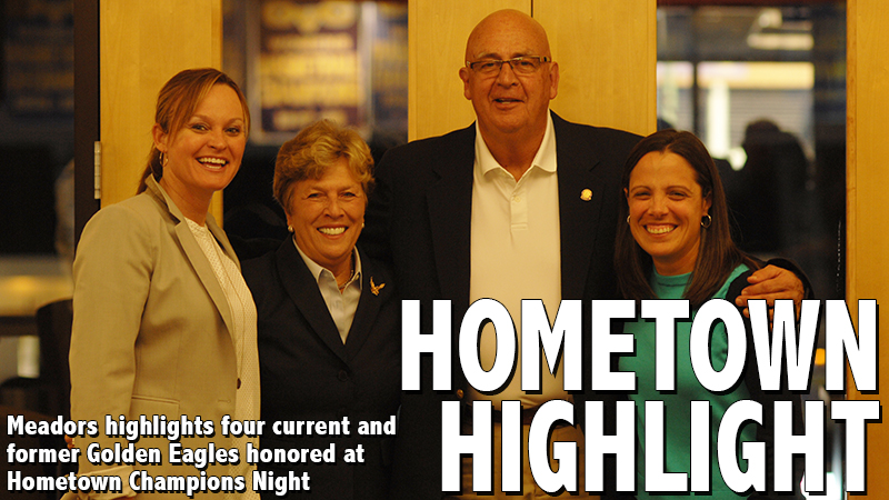 Hometown Champions Night honors four current and former members of Golden Eagle family