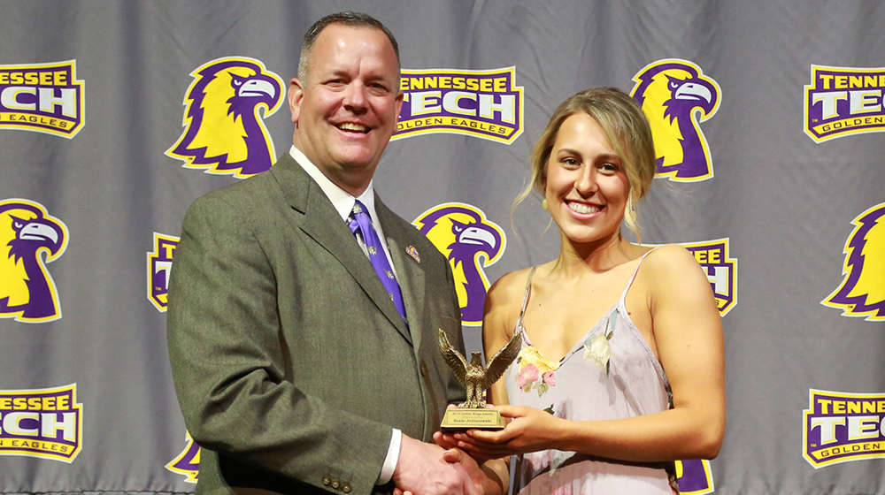 Sanga, Strohschein named Athletes of the Year, Poplar and Jeziorowski named Man and Woman of the Year at 2019 Golden Wings Awards