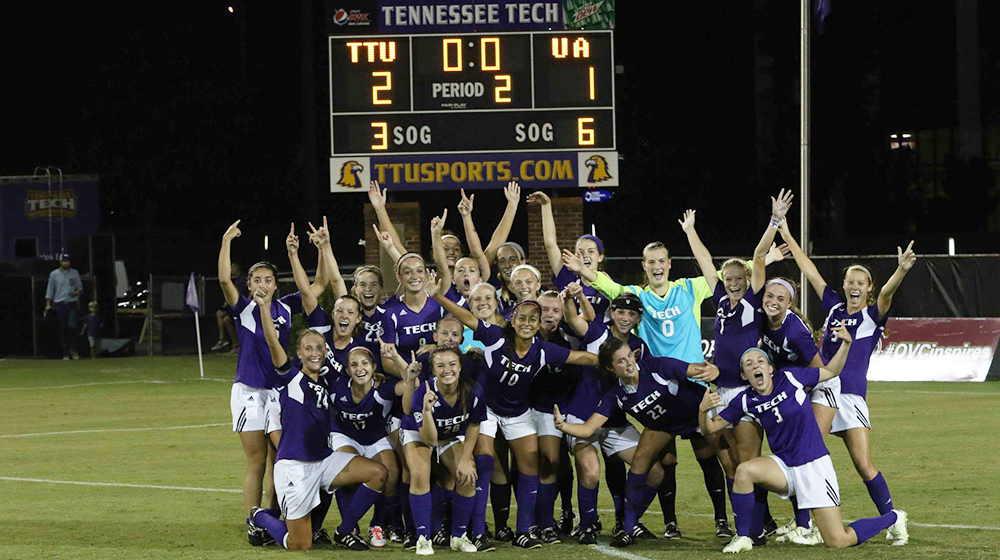 GOLDEN EAGLE FLASHBACK: Tech soccer stuns Alabama for first ever win against an SEC opponent