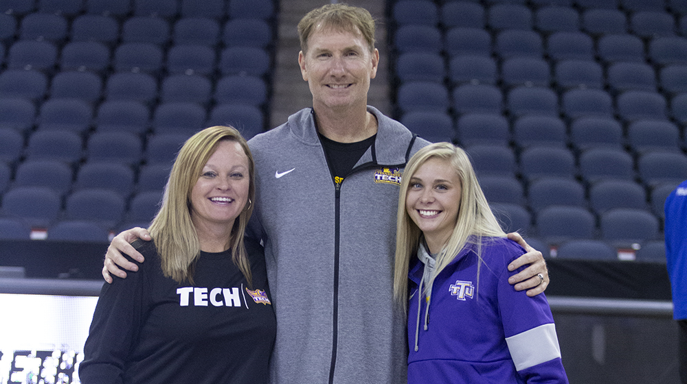 Pelphrey, Rosamond, Brock represent Tech at Champions Together Clinic in Evansville