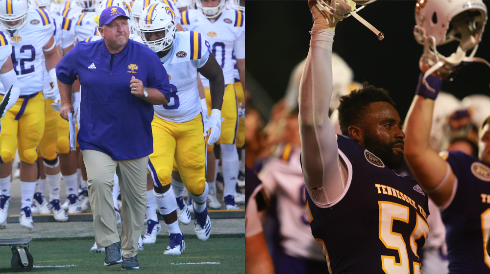 Alexander named Coach of the Year, Game of the Year honors football victory over Samford
