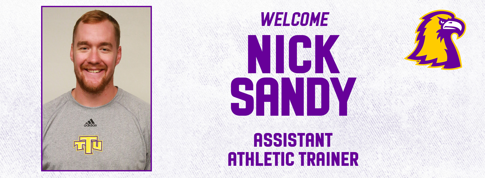 Nick Sandy rejoins Tech Sports Medicine staff as assistant athletic trainer