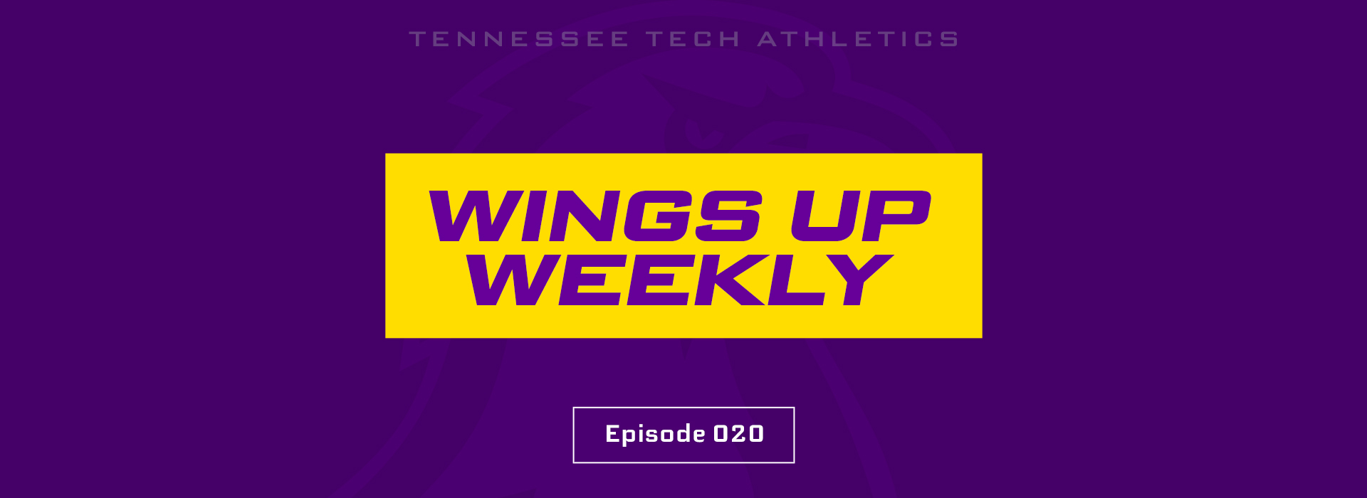 Wings Up Weekly: Episode 020 - featuring Tech head cross country and track & field coach Peter Dalton