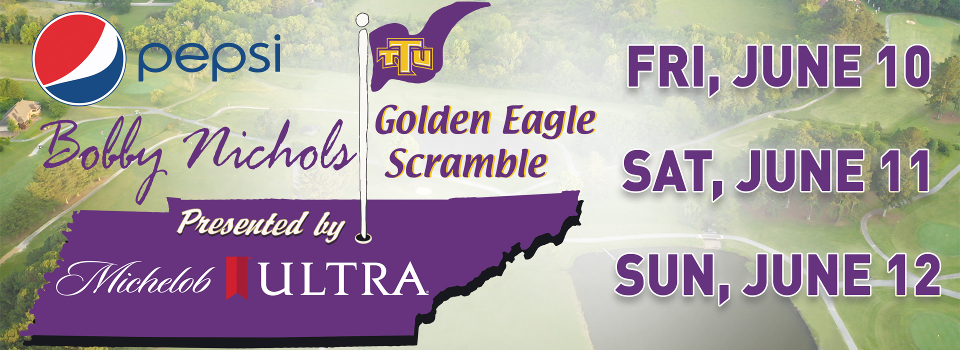 Save the date – Pepsi Golden Eagle Scramble presented by Michelob Ultra set for June 10-12