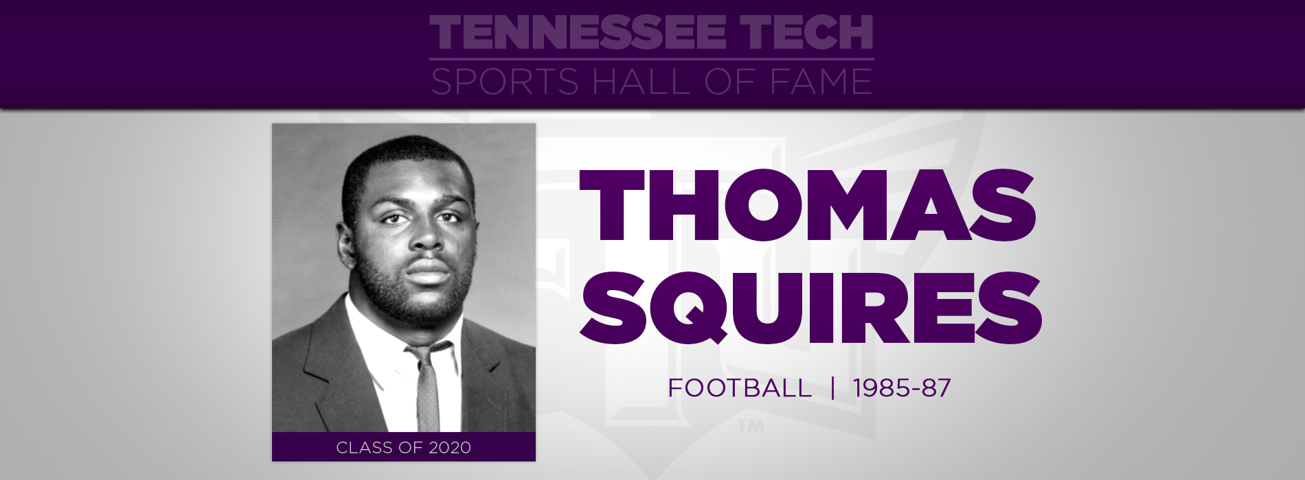 Squires to be inducted into TTU Sports Hall of Fame Friday, Nov. 12