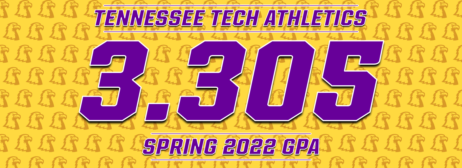 Tech Athletics delivers more success in classroom with 27th straight semester with a 3.0 or better GPA