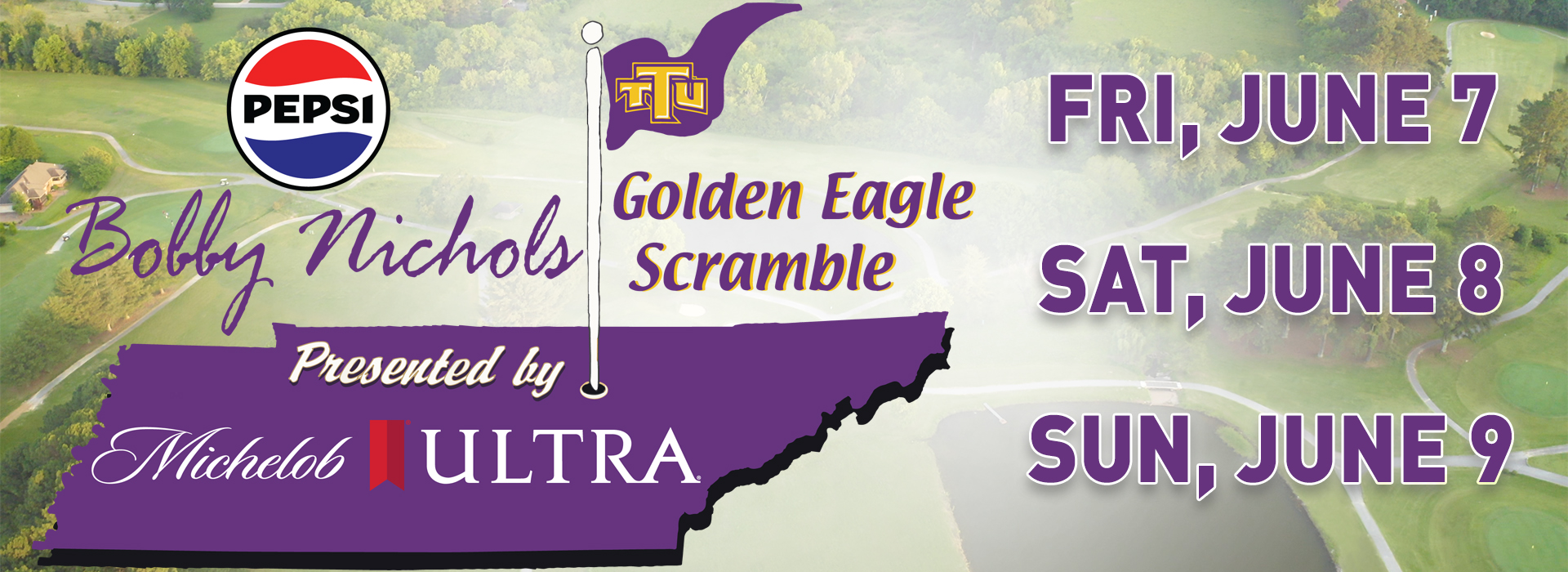 Save the date – Pepsi Golden Eagle Scramble presented by Michelob Ultra set for June 7-9