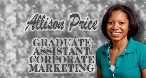 Marketing department adds Allison Price as graduate assistant