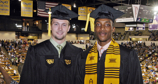 Spring graduation ceremonies include 43 students from athletics