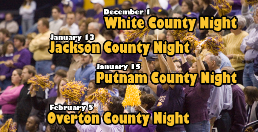 White County Night Wednesday the first of four county nights in Eblen Center