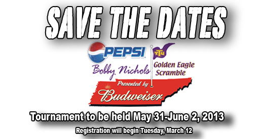SAVE THE DATES: Bobby Nichols Scramble to be held May 31 - June 2