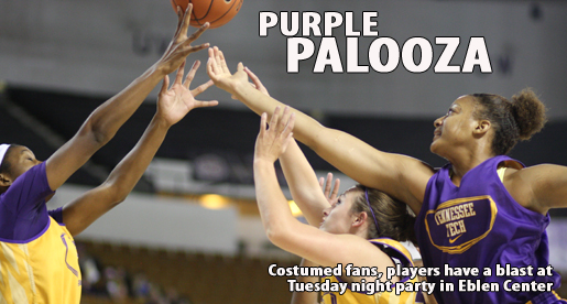 Fans have rollicking good time at Purple Palooza (and players, too)