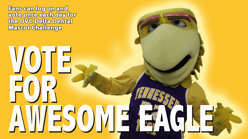 Vote Awesome Eagle for the 2014 Delta Dental of Tennessee and OVC Mascot Challenge