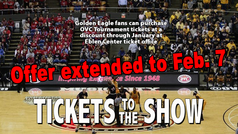 Extended: OVC Tournament tickets at discounted price from Tech through Feb. 7