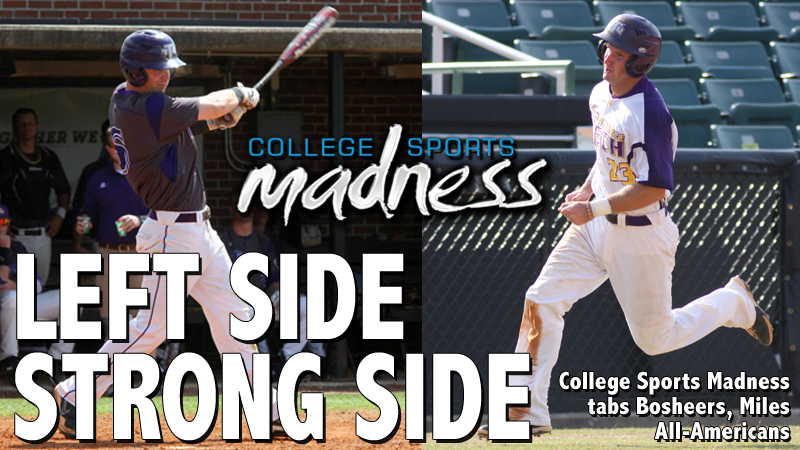 College Sports Madness tabs Bosheers, Miles All-Americans
