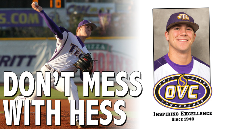 Friday's gem leads Hess to second career adidas® OVC Pitcher of the Week honor
