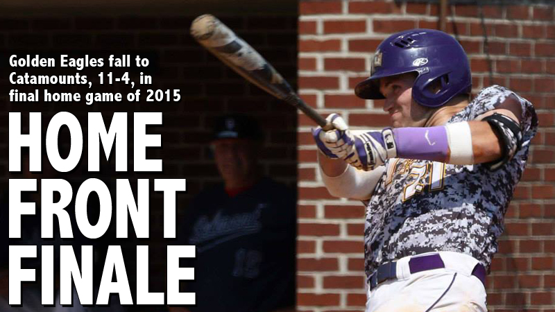Golden Eagles fall to Catamounts, 11-4, in final home game of 2015